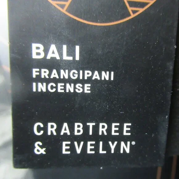 2 pk Crabtree & Evelyn Frangipani Incense Sticks and One Incense Holder Gift Set - Picture 4 of 6
